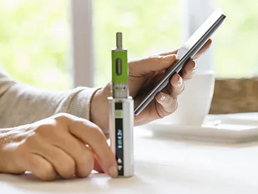 E-cigarette connectée